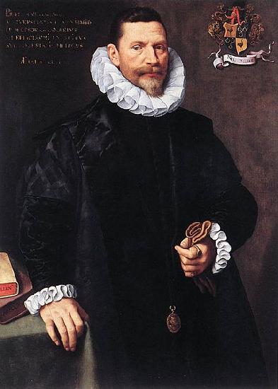 Frans Pourbus Portrait of Petrus Ricardus oil painting picture